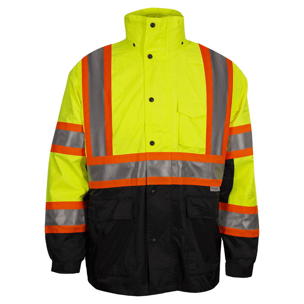 RAF Class 3 Contrasting Trim HiVis Parka 1 RAF Class 3 Contrasting Trim HiVis Parka