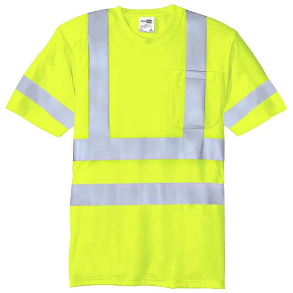 Port & Company ANSI Class 3 Reflective T-Shirt 2 Class 3 Short Sleeve Reflective Shirt