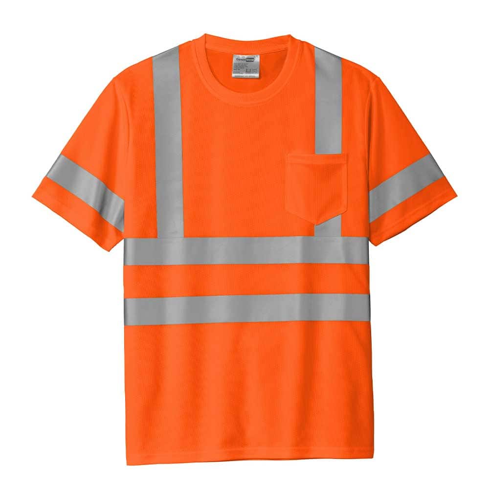 CornerStone Class 3 Shirt Mesh Shirt 2 Class 3 Safety Orange Shirt