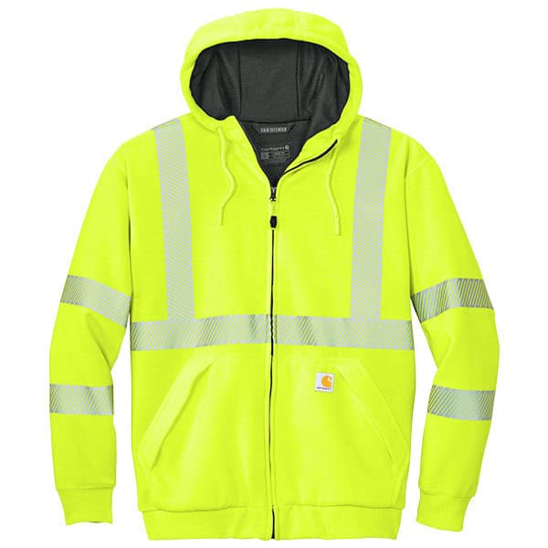 Carhartt ANSI 107 Class 3 Lined Full-Zip Sweatshirt 1 Carhartt ANSI 107 Class 3 Lined Full-Zip Sweatshirt
