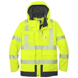 Carhartt ANSI 107 Class 3 Heavyweight Insulated Waterproof Jacket