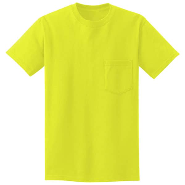 Fruit of the Loom Pocket Short Sleeve Safety Shirt 1 Fruit of the Loom Pocket Safety Tee