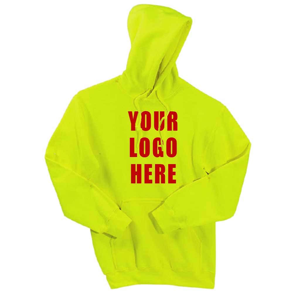 Gildan Safety DryBlend Hooded Sweatshirt 4 Gildan 12500 Hooded Safety Sweatshirt