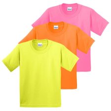 Short Sleeve Safety Shirts 58 Gildan Youth Safety Shirt