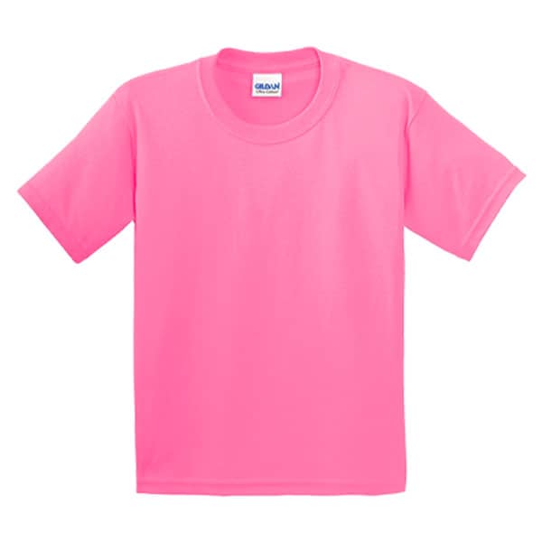 Gildan Youth Safety Shirt 4 Youth Safety Pink Shirt