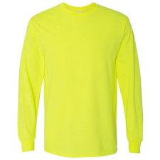 Gildan Safety Green Long Sleeve Shirt