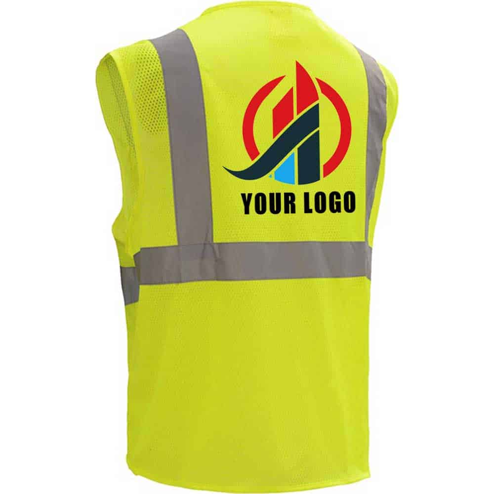 GSS Mesh Hook & Loop Vest 4 Custom Safety Vests