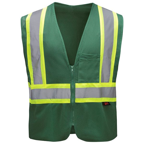 GSS Enhanced Visibility Economy Vest 4 GSS Enhanced Visibility Economy Vest - green