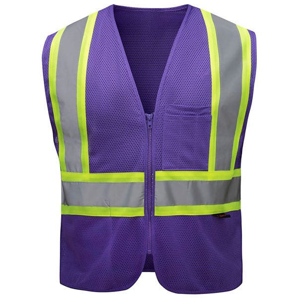 GSS Enhanced Visibility Economy Vest 5 GSS Enhanced Visibility Economy Vest - Purple