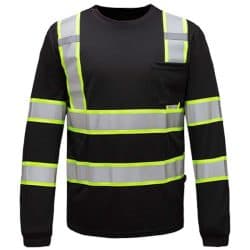 GSS Black Two Tone Long Sleeve T-Shirt