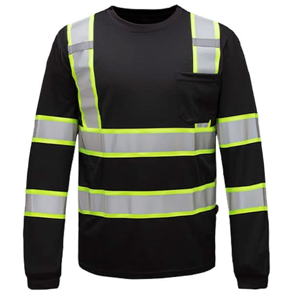 GSS Black Two Tone Long Sleeve T-Shirt 1 GSS Black Two Tone Long Sleeve T-Shirt