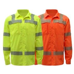 GSS Class 3 SPF50+ Button Down Safety Shirt