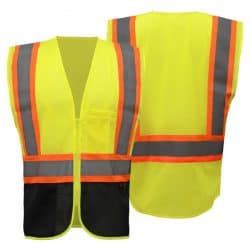 GSS Black Bottom Safety Vest