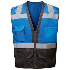 GSS Non-ANSI Premium Heavy Duty Vest in Blue with iPad Pocket