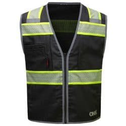 GSs 1517 Black Safety Vests