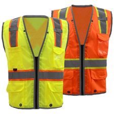 ANSI Class 2 Safety Vests 76 GSS Hype Lite Class 2 X-Back Safety Vest