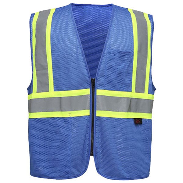 GSS Enhanced Visibility Economy Vest 12 Royal Blue Economy Vest 3133