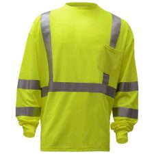 Safety Green Class 3 Reflective Safety Shirt
