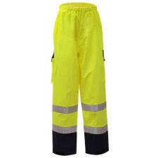 GSS Class E Premium Waterproof Safety Pants with Black Bottoms