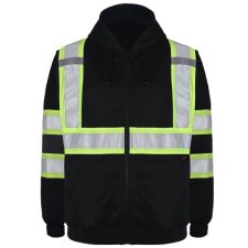 GSS Class 3 Black Two Tone Zip Front Sweatshirt