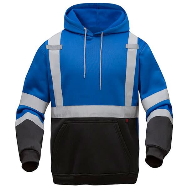 GSS Non-ANSI Blue Pullover Safety Sweatshirt 1 Blue Safety Sweatshirt