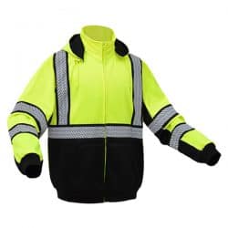 Safety Green Onyx Hooded Sweatshirt