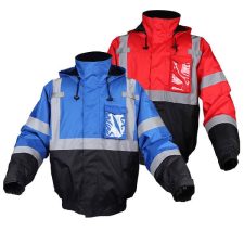 More Safety Gear 8 GSS Non-ANSI Waterproof Bomber Jacket with Black Bottom