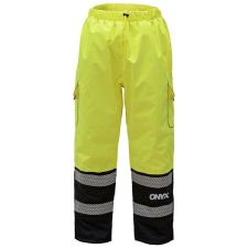 Class E Safety Green Rain Pants