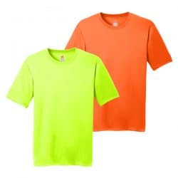 Hanes Dry Fit Safety Shirts