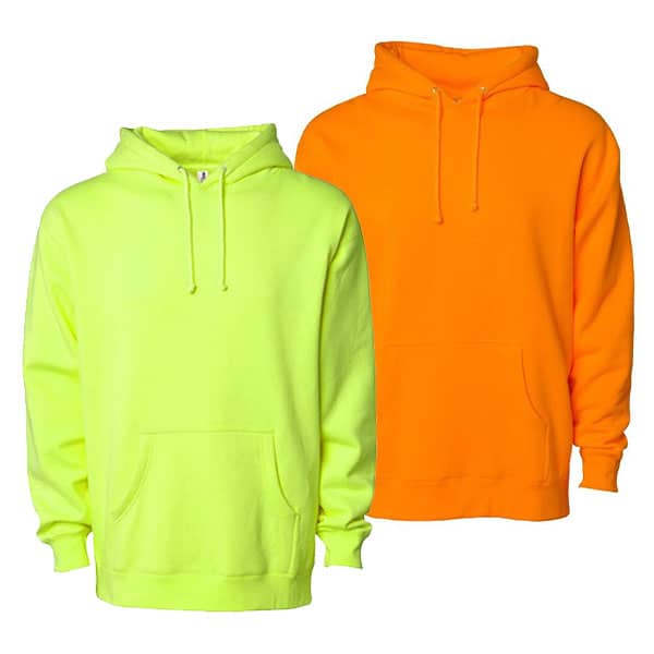 Independent Trading 4000 Heavyweight Hooded Sweatshirt 1 Independent Trading 4000 hooded safety sweatshirt