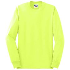 Jerzees Safety Green Moisture Wicking Safety Shirt