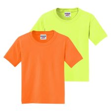 Short Sleeve Safety Shirts 60 Jerzees Youth Safety T-Shirt
