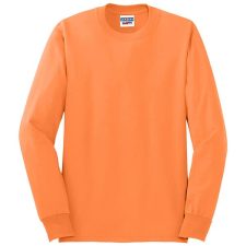 Jerzees Long Sleeve Safety Orange Shirt