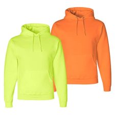 Jerzees Super Sweats Safety Hooded Sweatshirt