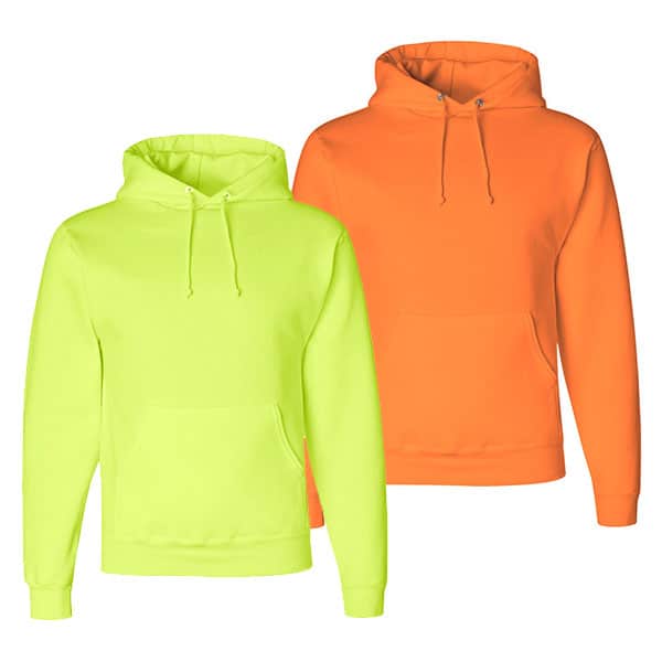 Jerzees Super Sweats Safety Hooded Sweatshirt 1 Jerzees Safety Hooded Sweatshirts