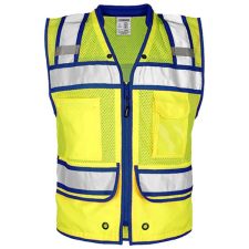 Kishigo Class 2 Contrast High Performance Surveyors Vest Blue