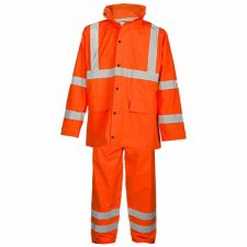Kishigo Safety Orange Rain Suit