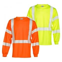 Kishigo Long Sleeve Class3 Reflective Shirts