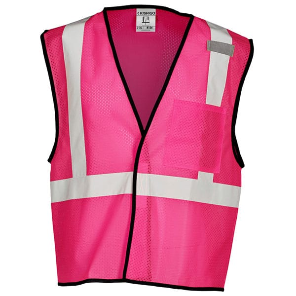 Kishigo Pink Non-ANSI Vest 1 Pink Non-ANSI Safety Vest