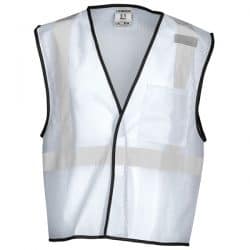 White Non-ANSI Safety Vest