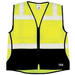 Kishigo FM410 Flame Resistant Black Series FR Mesh Vest