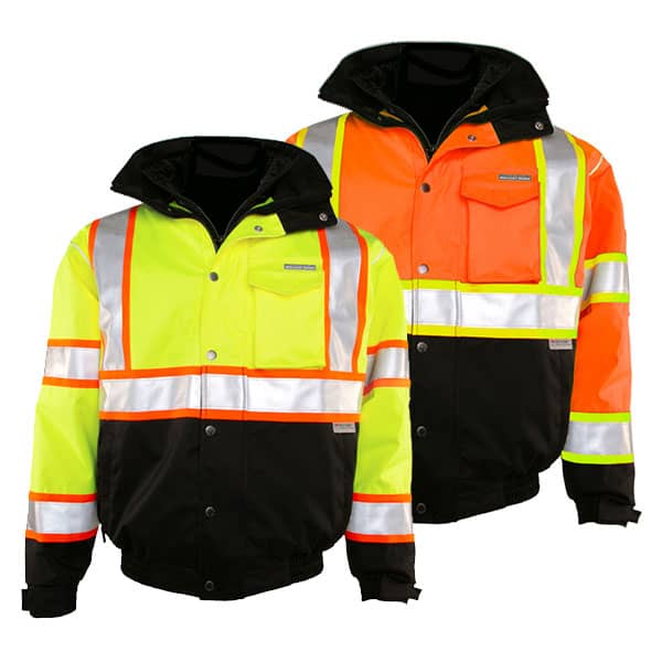 Kishigo Class 3 JS119 Bomber Jacket 1 Kishigo Safety Bomber Jackets