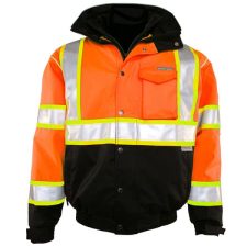 Kishigo Safety Orange Bomber Jacket