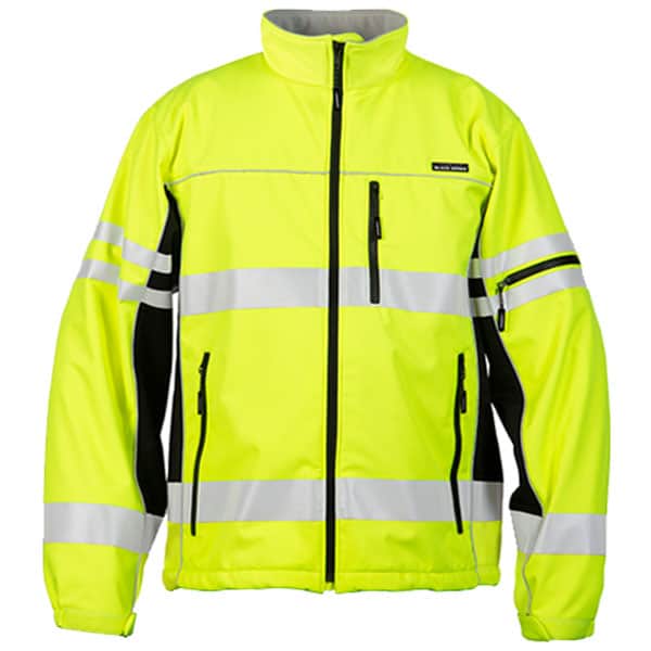 Kishigo Premium Black Series Soft Shell Safety Jacket 1 Kishigo Soft Shell Jacket