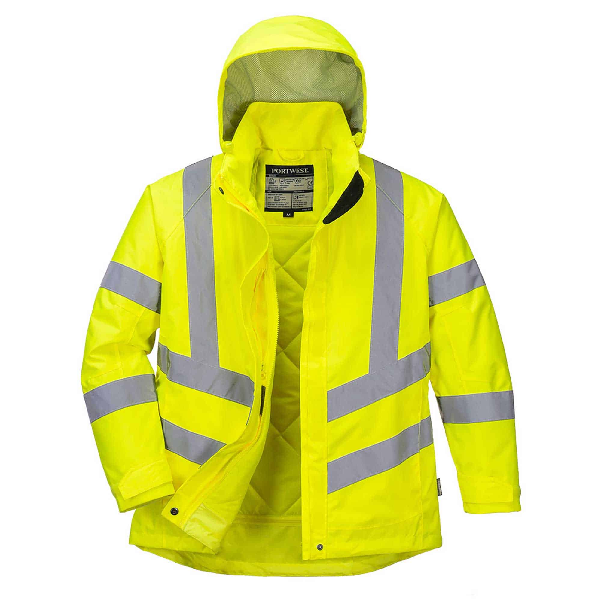 Portwest LW74 Womens Hi-Vis Winter Jacket 1 Womens Winter Hi Vis Jacket