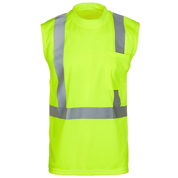 Max Apparel Sleeveless Pocket Shirt Class 2 1 Max Apparel Sleeveless Pocket Shirt