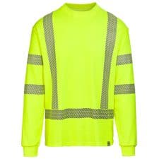 Long Sleeve Class 3 Hi Vis Cotton Lined Shirt