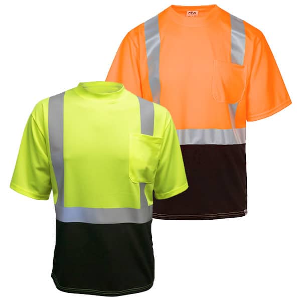 Max Apparel Class 2 Black Bottom Moisture Wicking Shirt 1 Max Apparel moisture wicking shirt