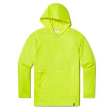 Safety Green Long Sleeve Hooded T-Shirt