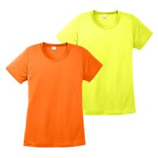 Short Sleeve Safety Shirts 23 Sport-Tek PosiCharge Ladies Performance Tee